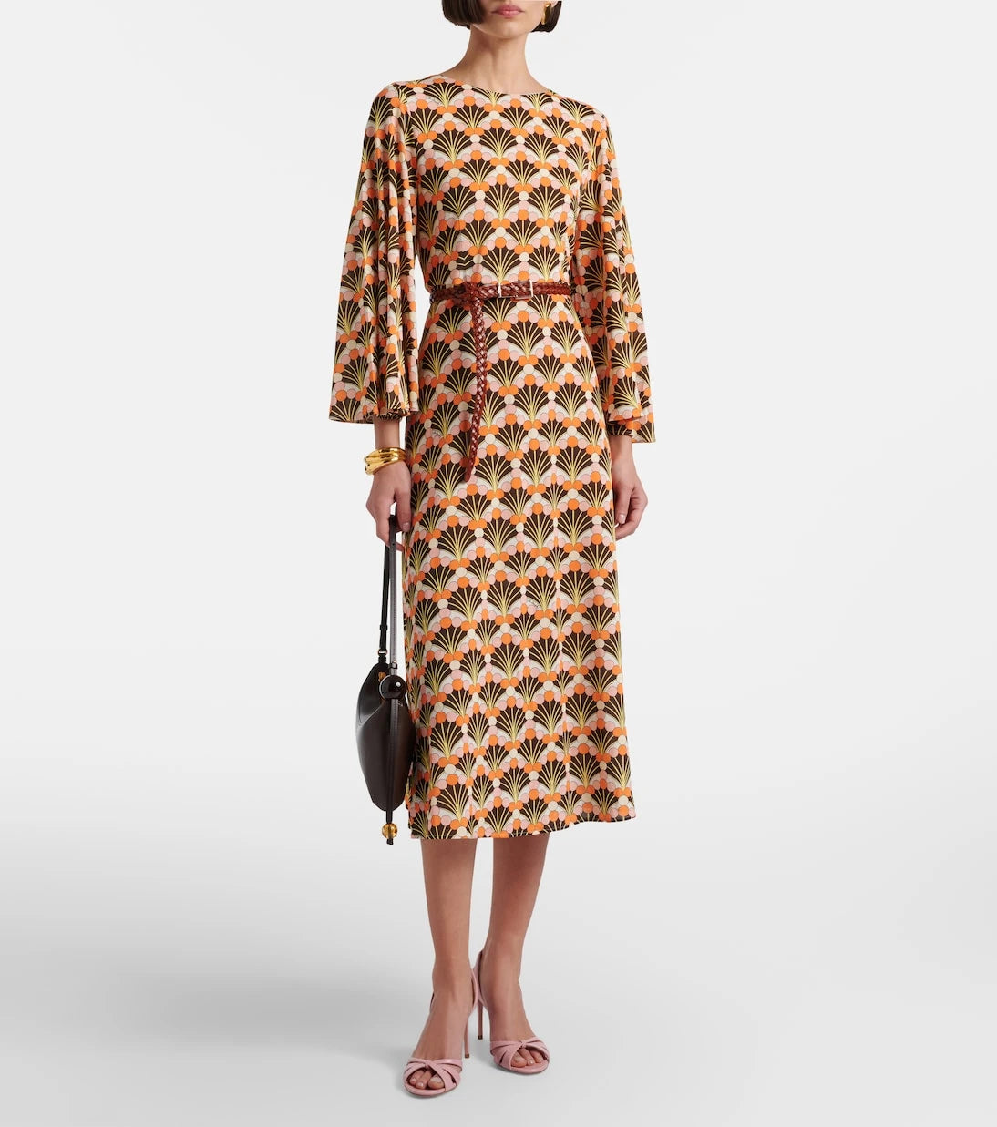 La DoubleJ - Sorella printed midi dress