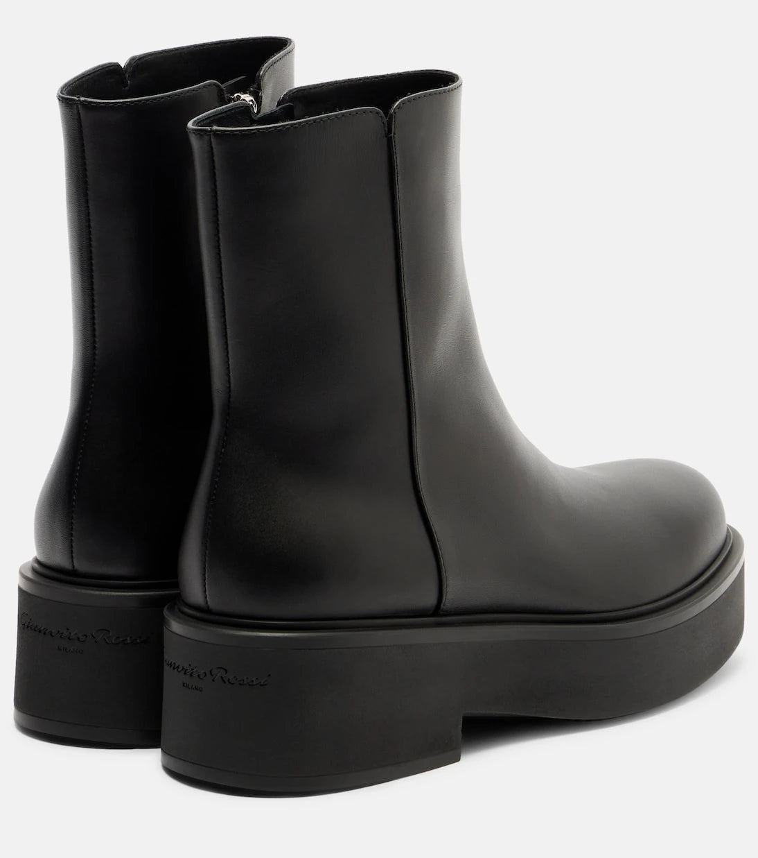 Gianvito Rossi - Hiro leather platform ankle boots