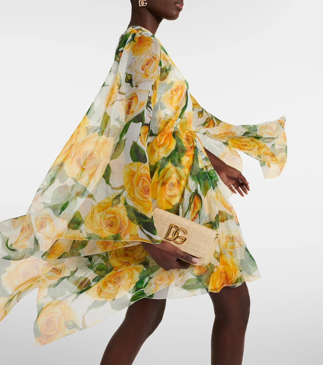 Dolce&Gabbana - Floral silk chiffon minidress