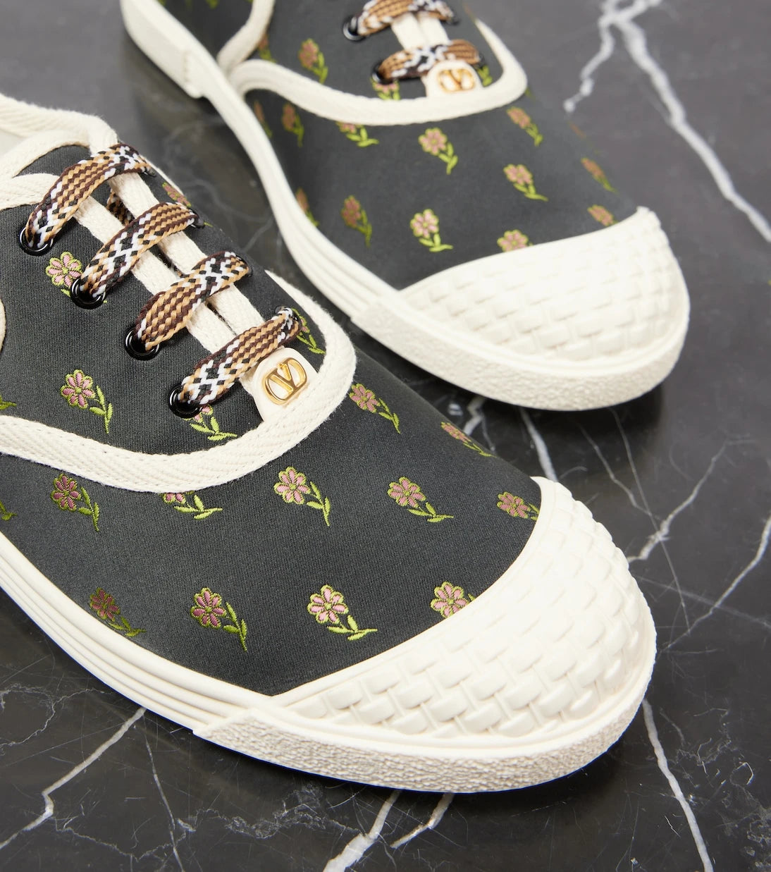 Valentino Garavani - Bay By Bay embroidered sneakers