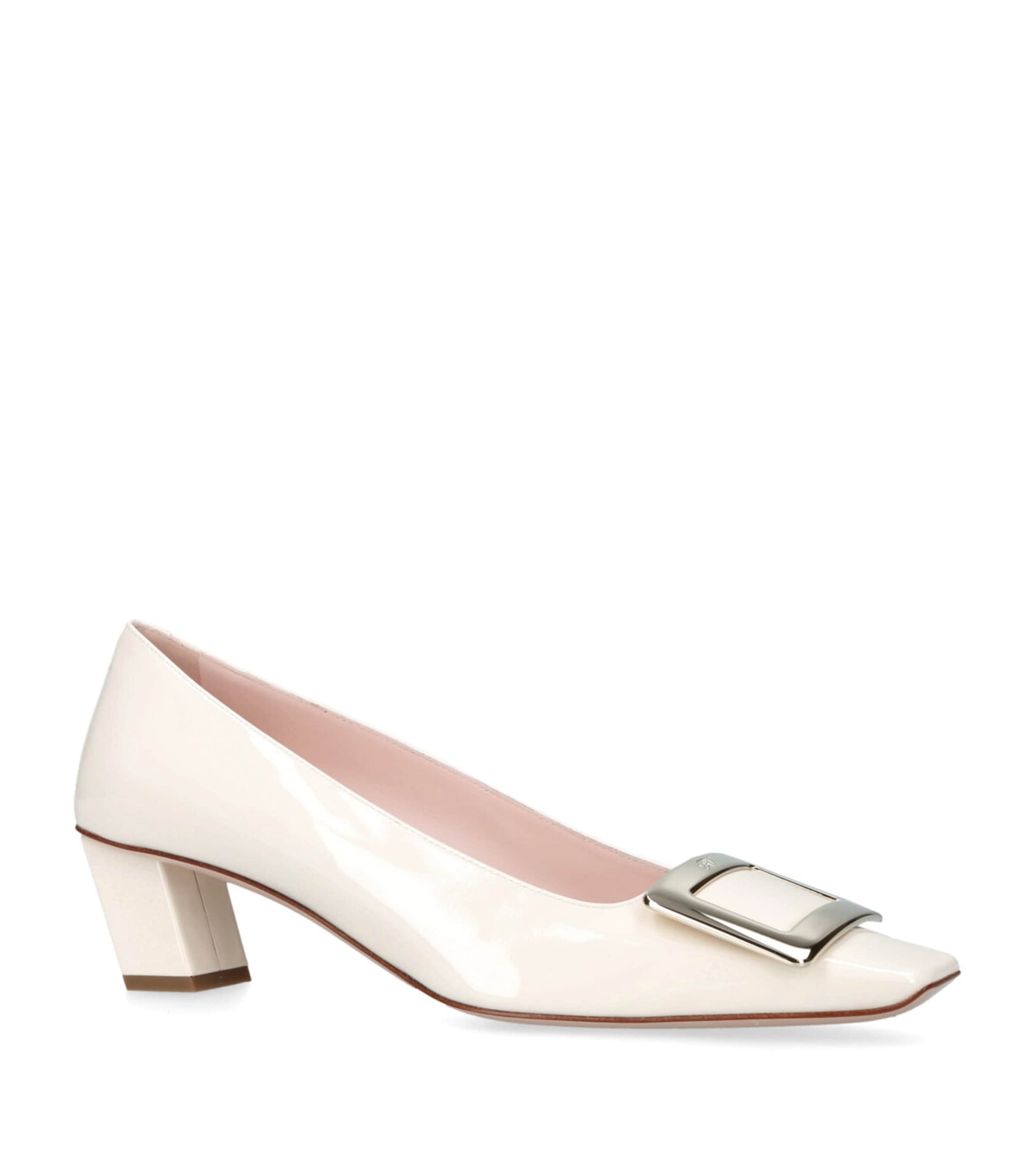 Ivory Décolleté Belle Vivier Pumps 45