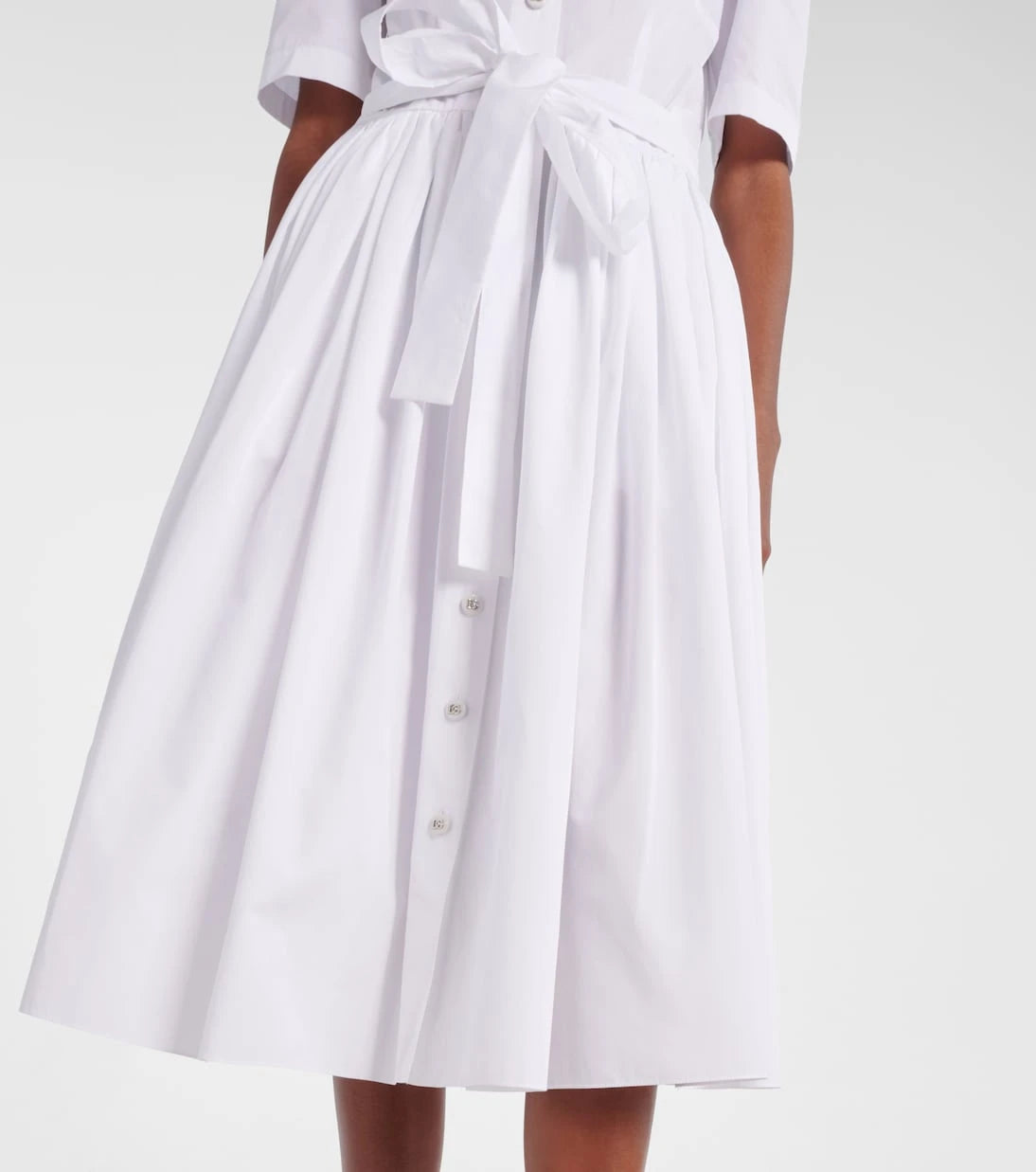Dolce&Gabbana - Cotton poplin shirt dress