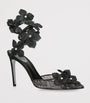 René Caovilla Black Embellished Floriane Pumps 105