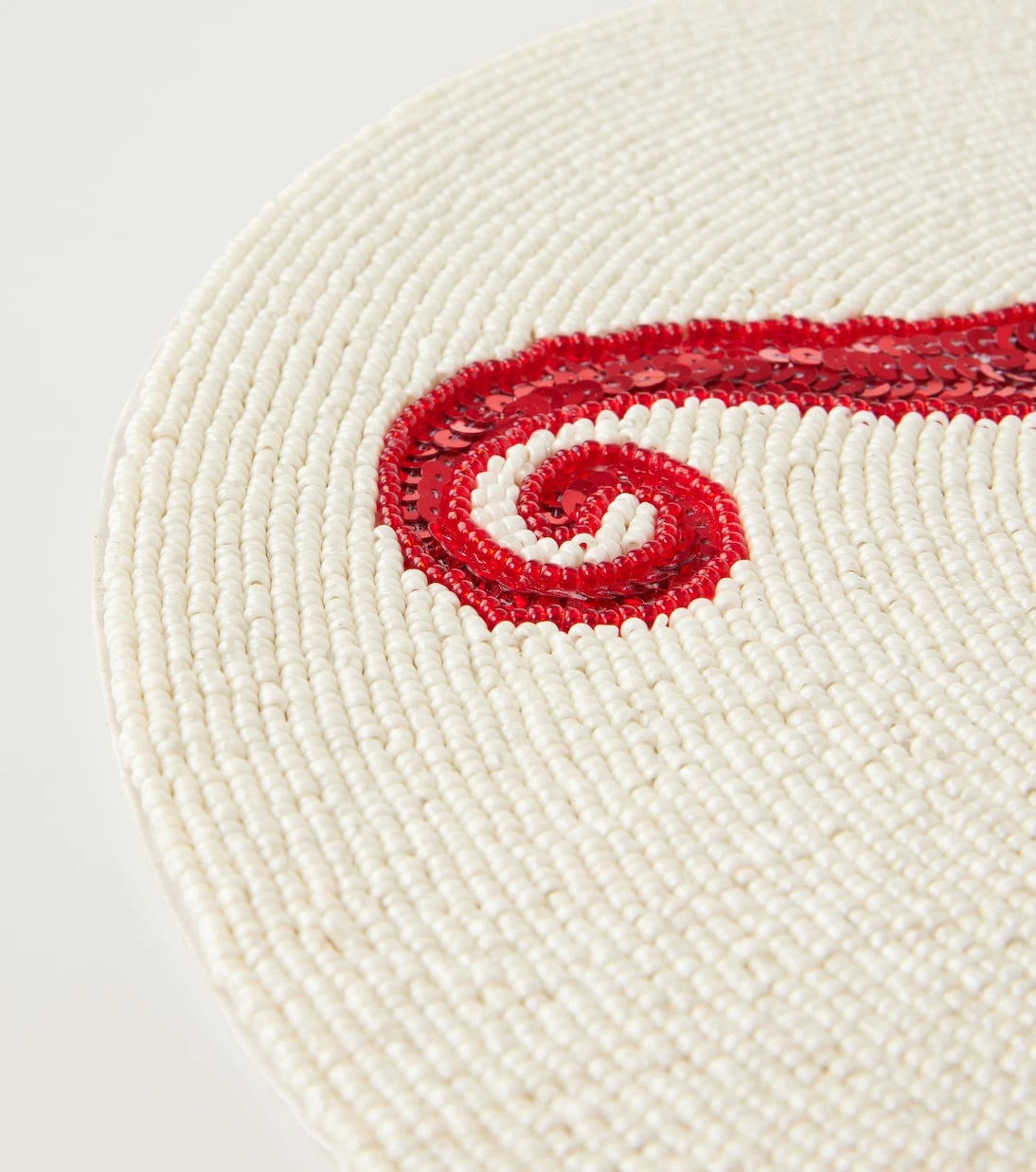 Les-Ottomans - Seahorse set of 2 beaded placemats
