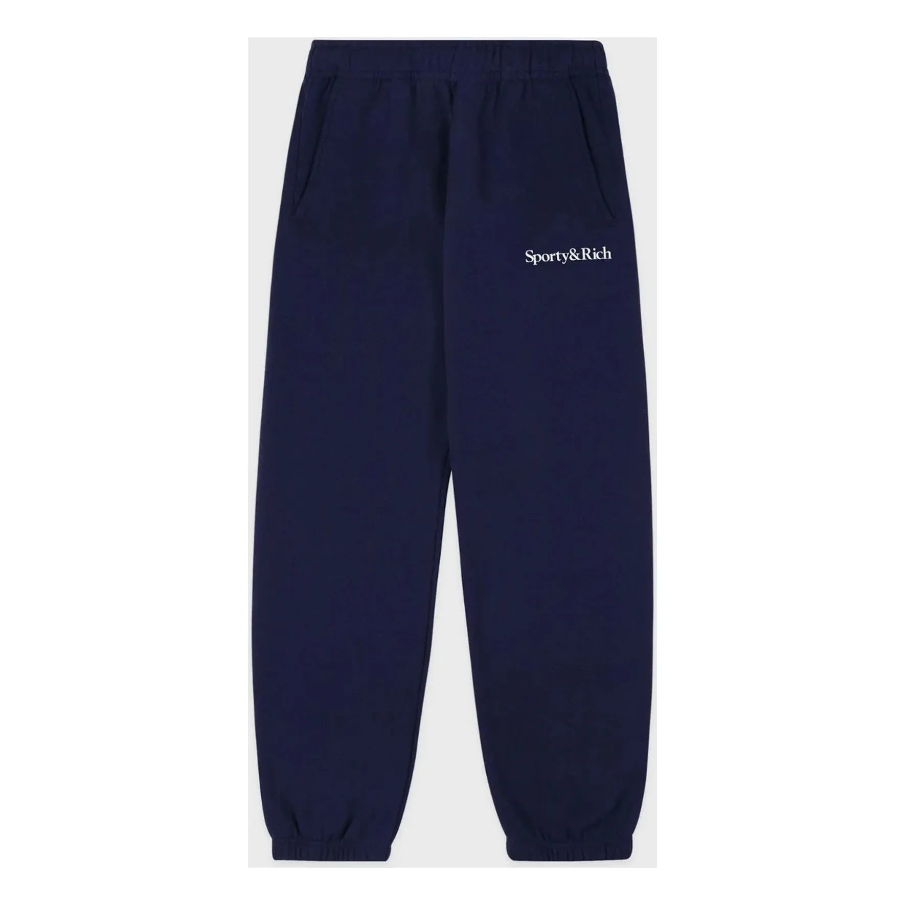 Sporty & Rich - Jogger Serif Logo | Navy blue