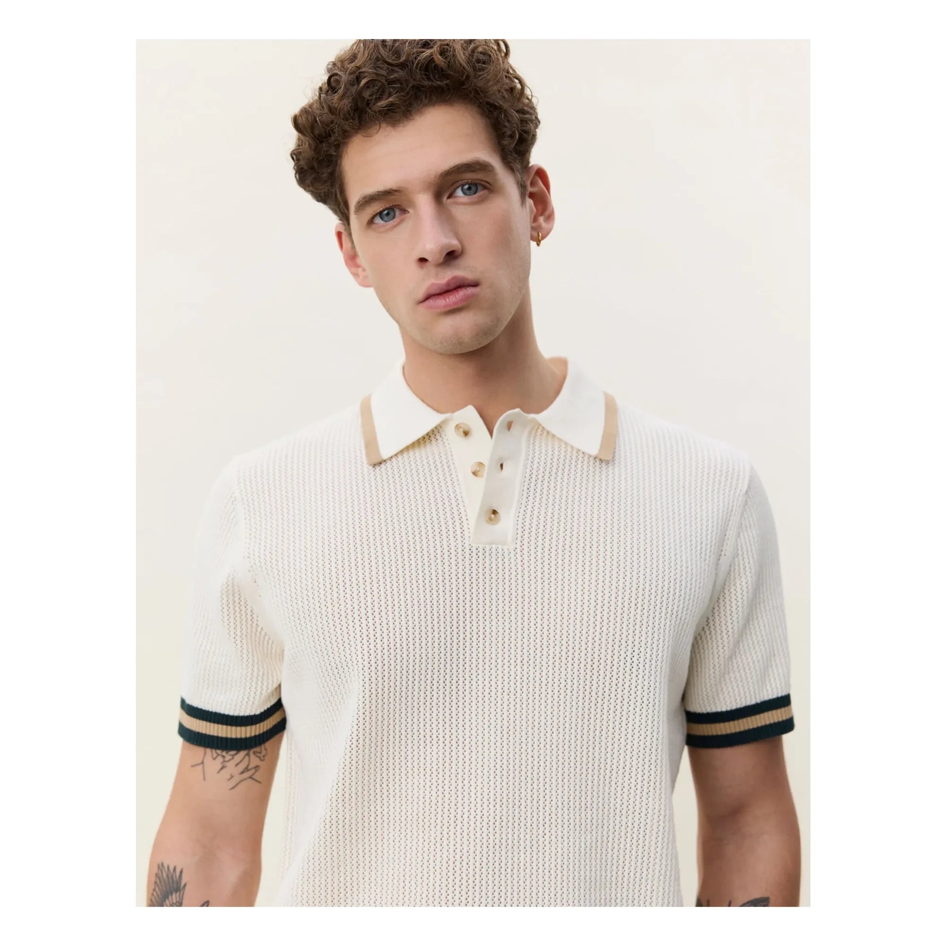 Les Deux - Polo Lace Maille | Off white