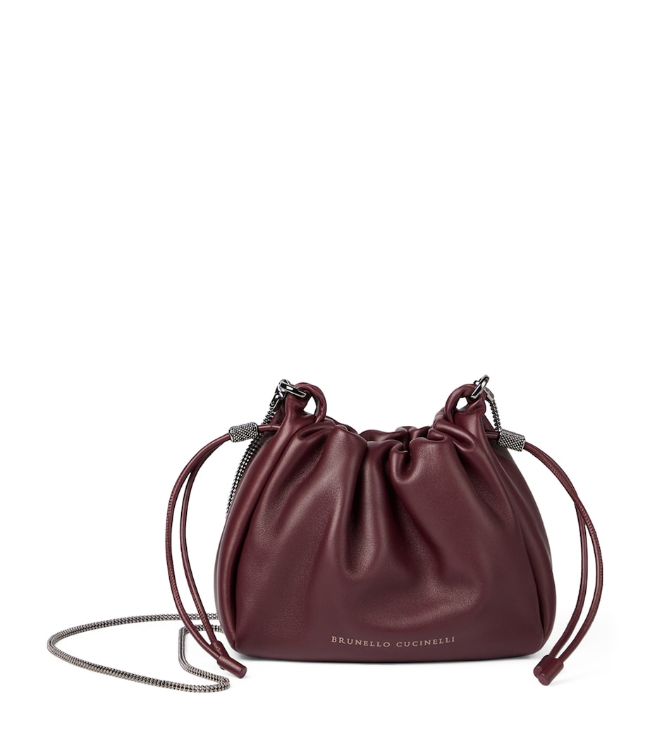 Mini Leather Mellow Bucket Bag
