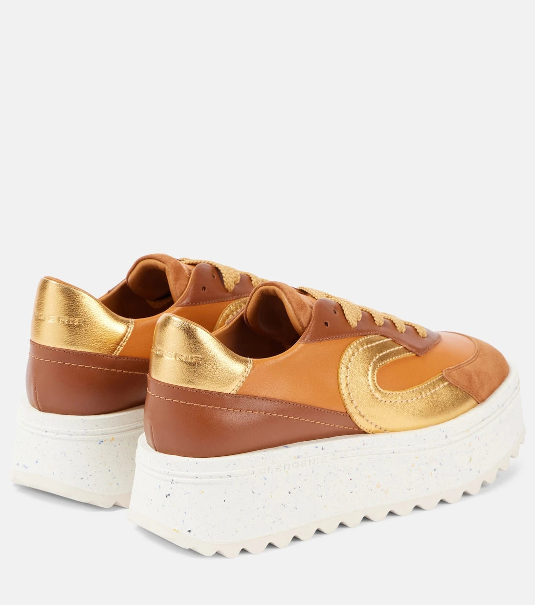 Clergerie - Awake leather platform sneakers