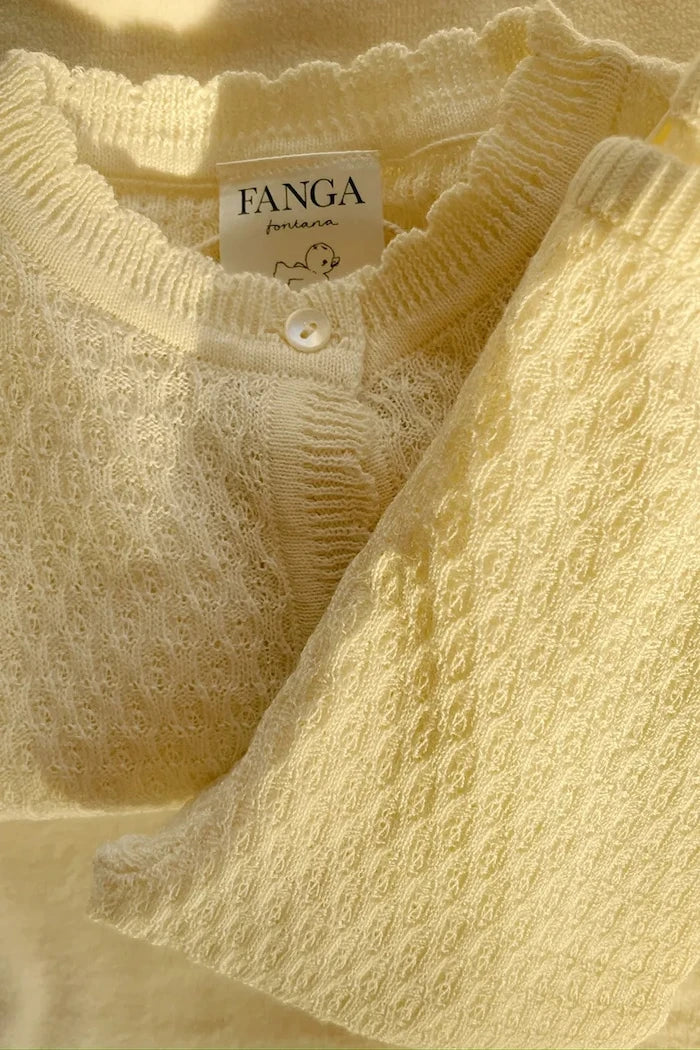 Bebek pamuklu pantolon Fanga Fontana VENTI POINTELLE PANTS GOTS