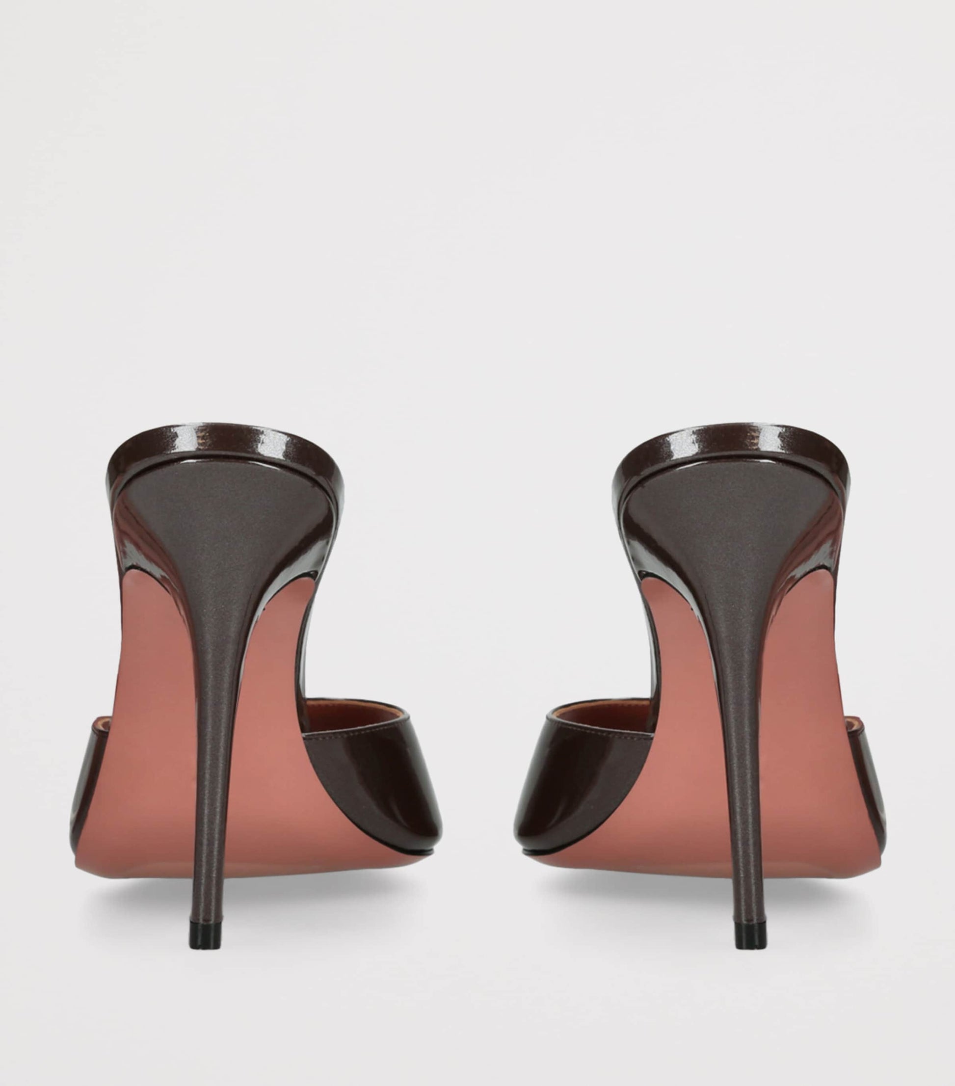 Patent Leather Elodie Heeled Mules 105