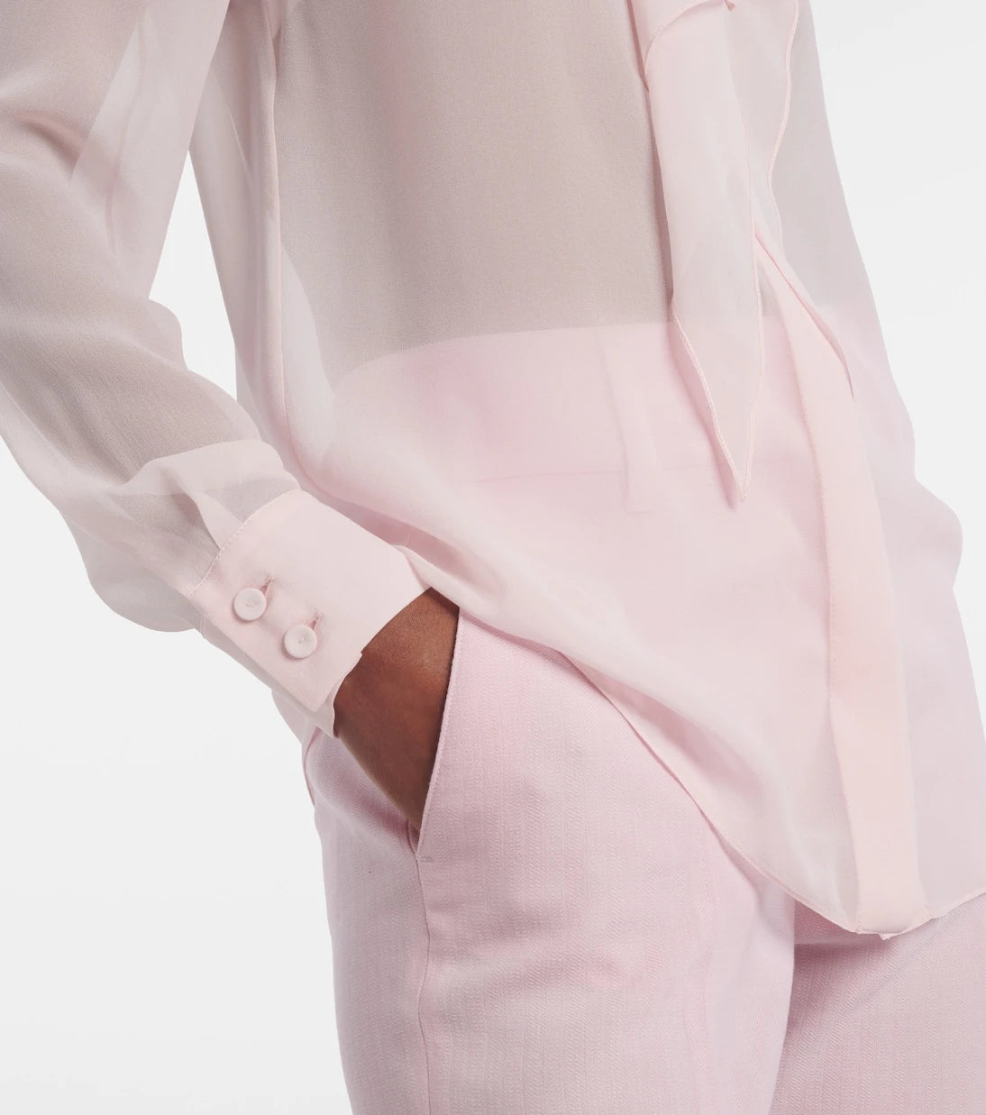 Gabriela Hearst - Shildon tie-neck silk blouse