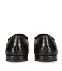 Crocodile Leather Penny Loafers