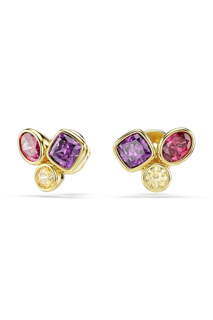 Swarovski Kadın Altın Kaplama Zirkon Küpe IMBER