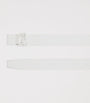 Christian Louboutin White Loubi54 Reversible Patent Leather Belt