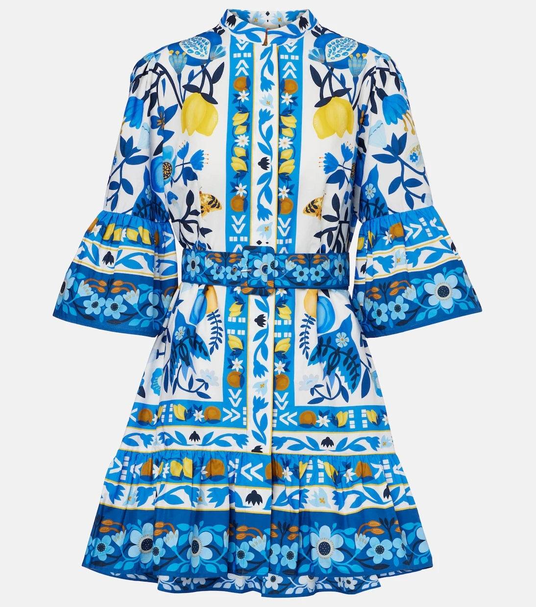 Farm Rio - Floral cotton minidress