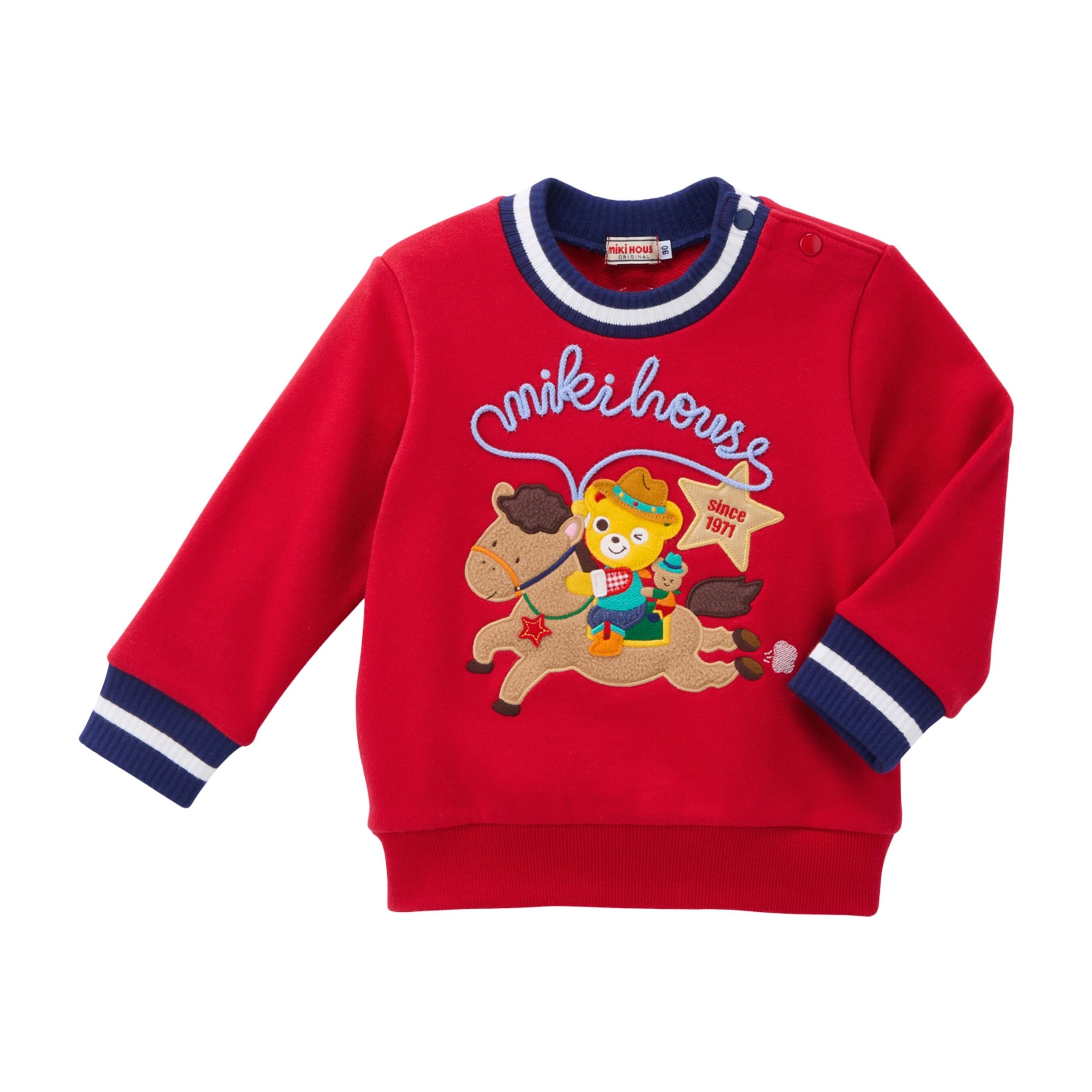 Miki House Cotton Year of the Horse Sweatshirt (3-5 Years)