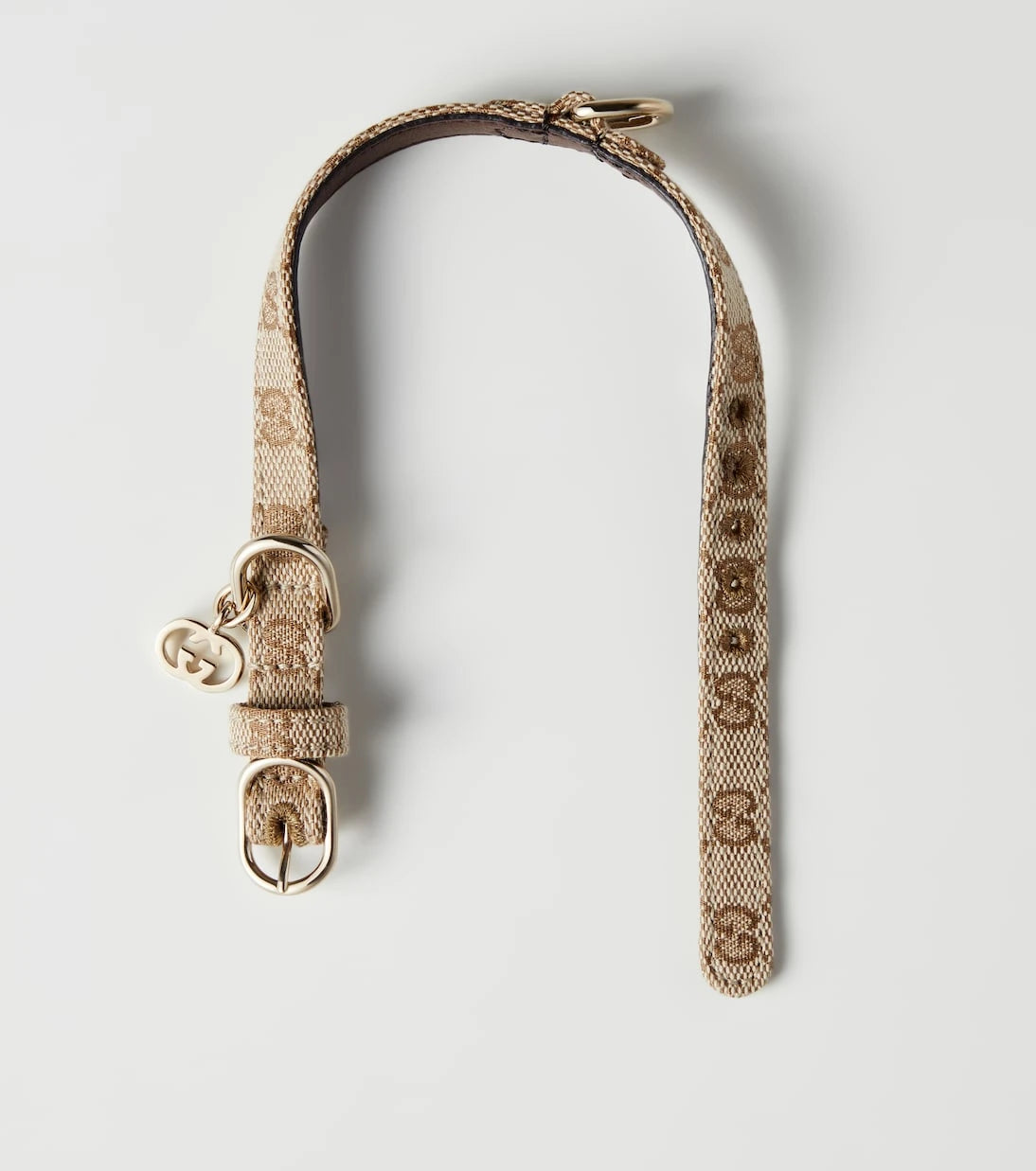 Gucci - XS GG canvas dog collar