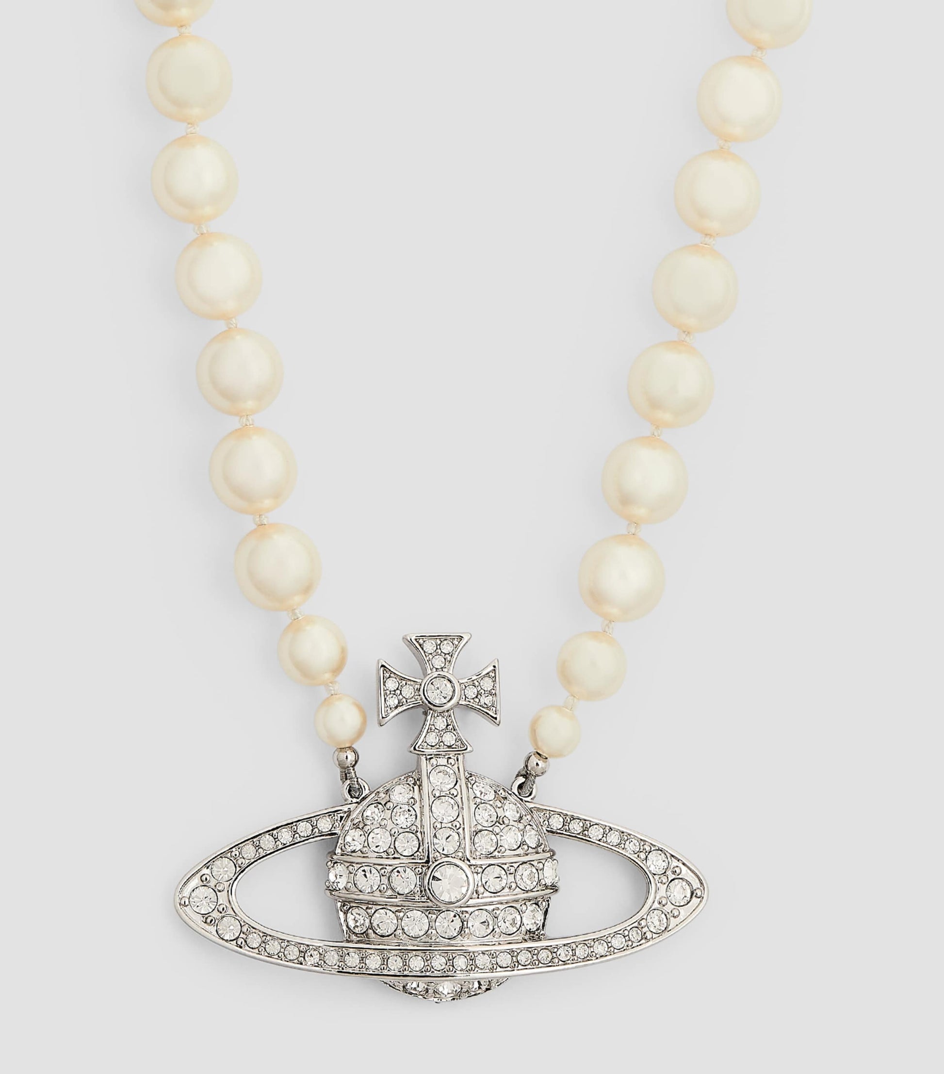 Pearl Bas Relief Necklace