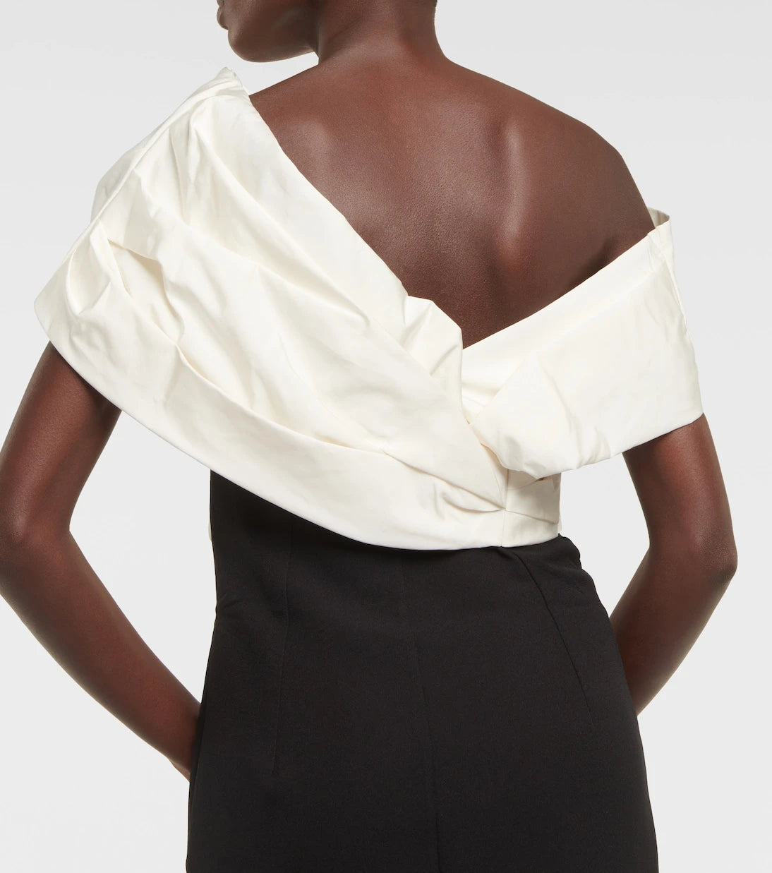 Safiyaa - Lerena Vista crêpe and faille maxi gown