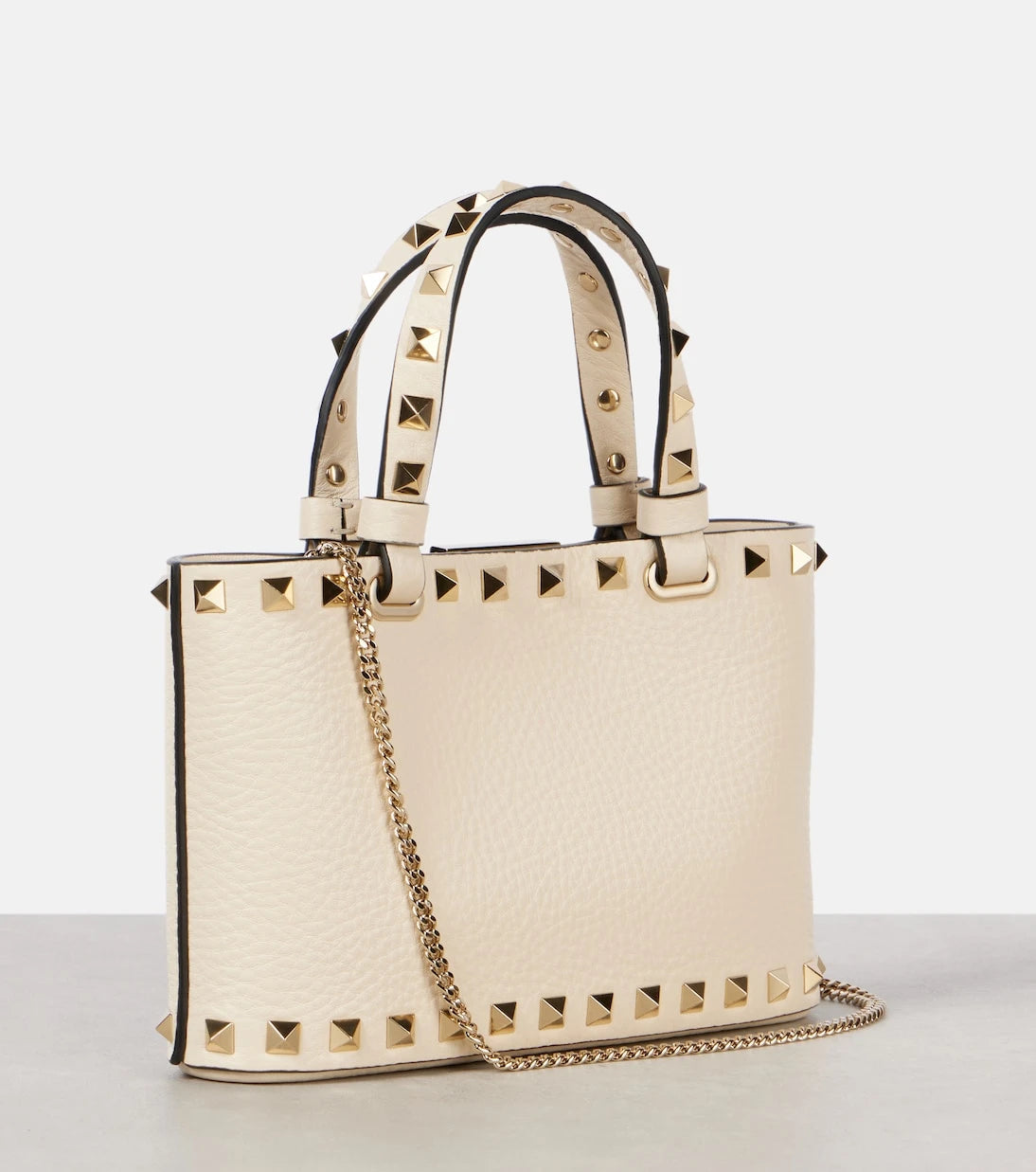 Valentino Garavani - Rockstud Mini leather tote bag