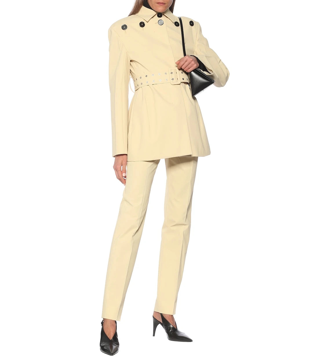 Jil Sander - Belted cotton jacket