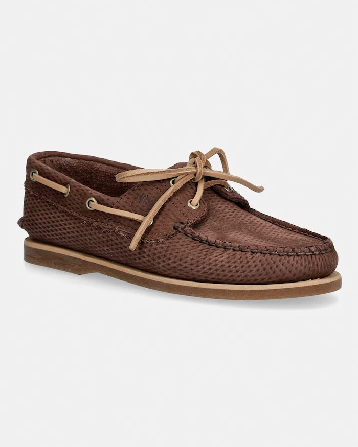 Timberland мокасини мъжки от велур Classic Boat Boat