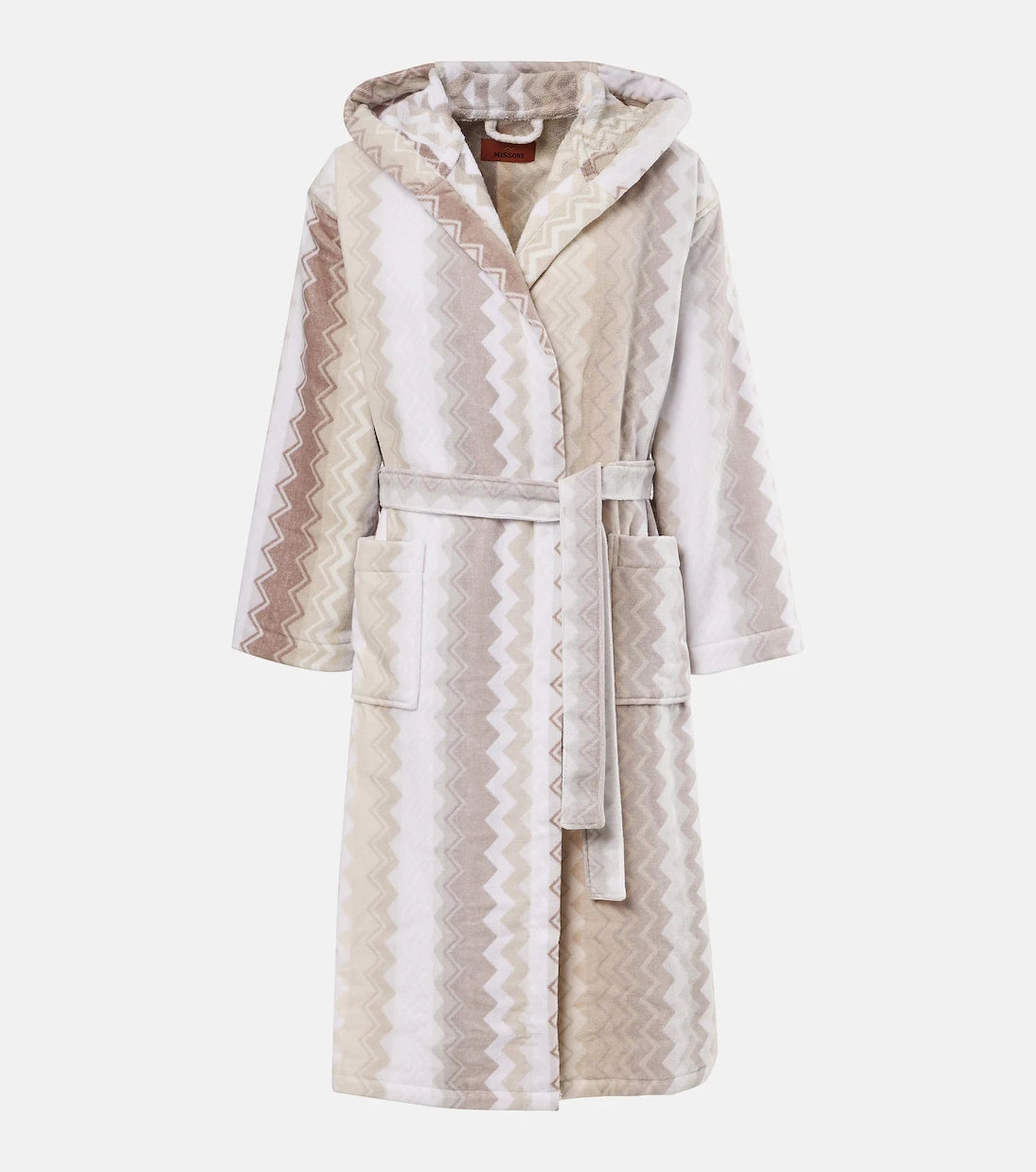 Missoni - Giacomo Zigzag cotton terry bathrobe
