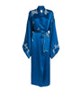 TORLOWEI Blue Silk Tokoni Robe