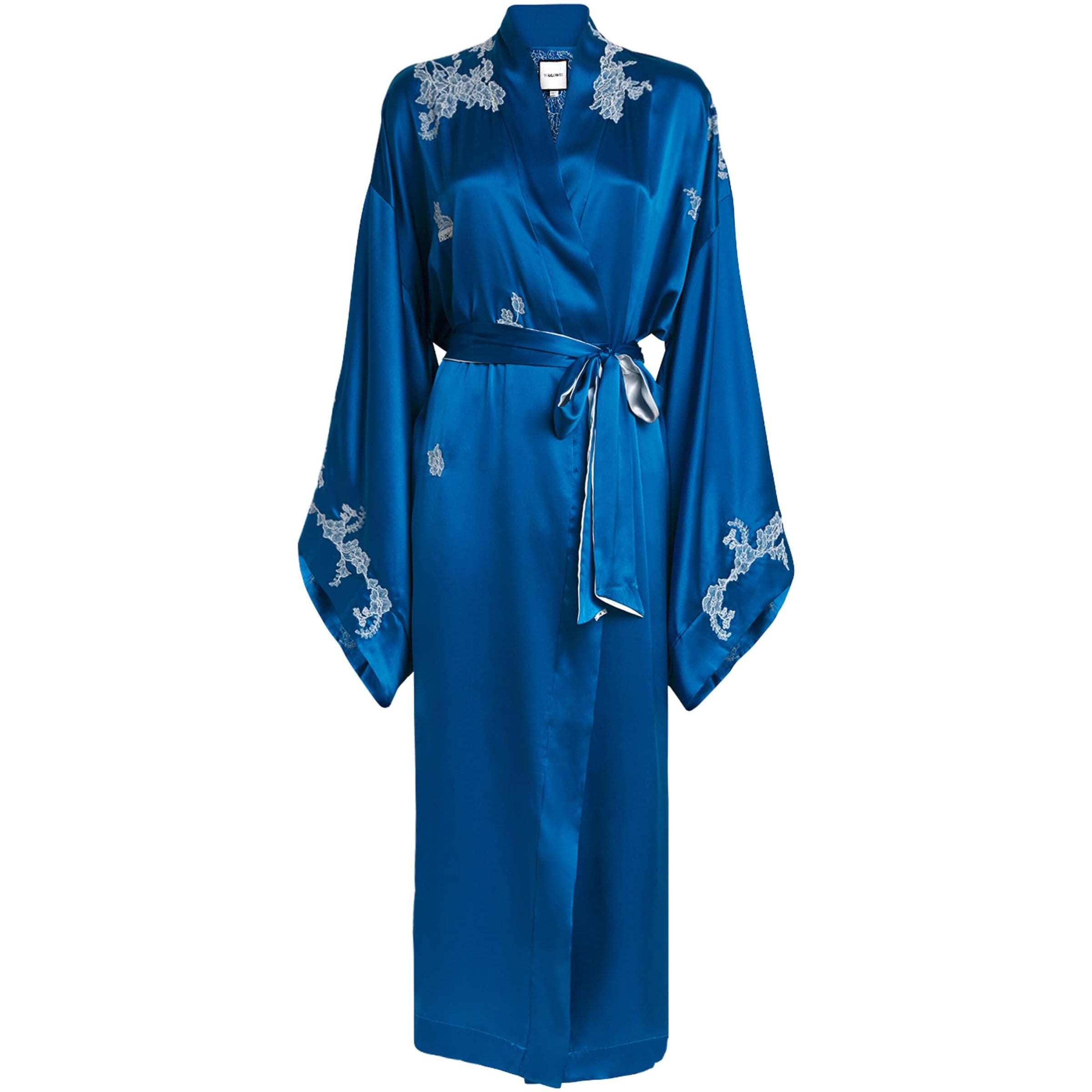 TORLOWEI Blue Silk Tokoni Robe