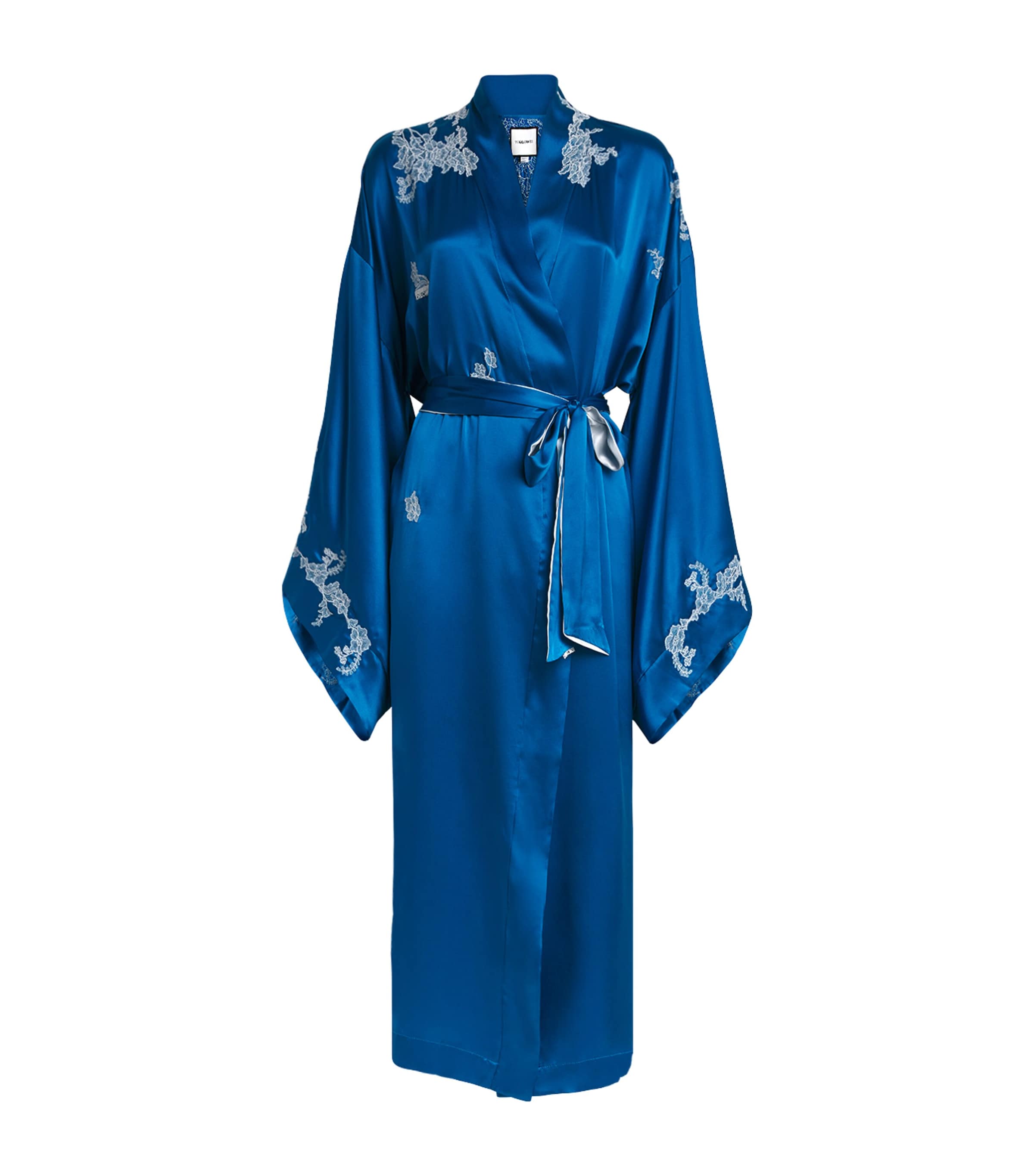 TORLOWEI Blue Silk Tokoni Robe