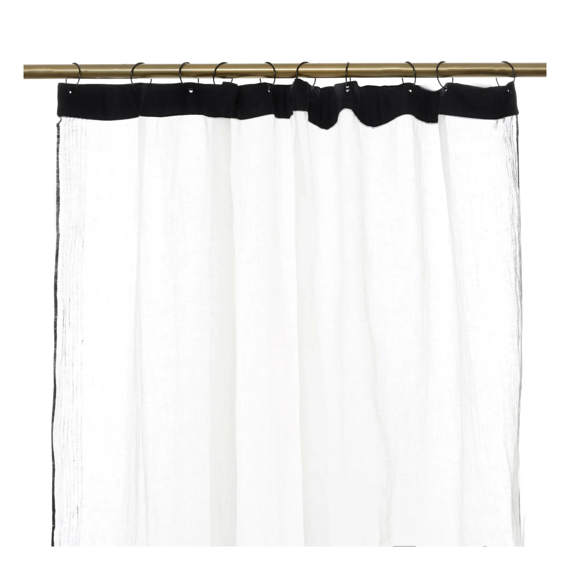 Haomy - Lazzo Linen Curtains | White