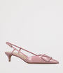 Valentino Garavani Pink VLOGO Slingback Pumps 40