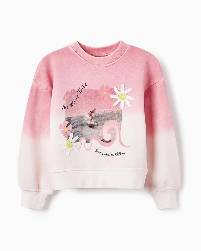 Zippy çocuk pamuklu sweatshirt