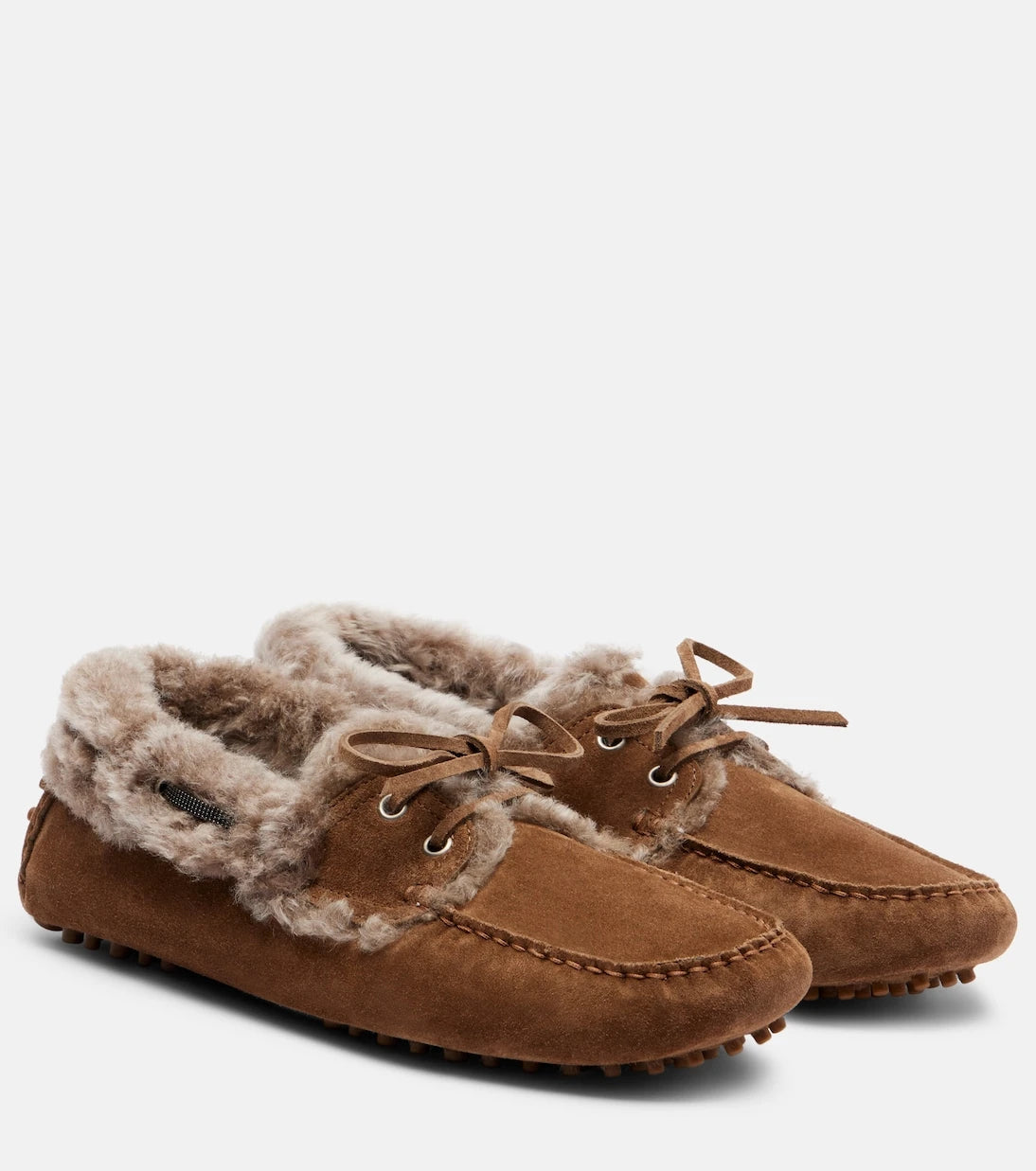 Brunello Cucinelli - Monili suede driving shoes