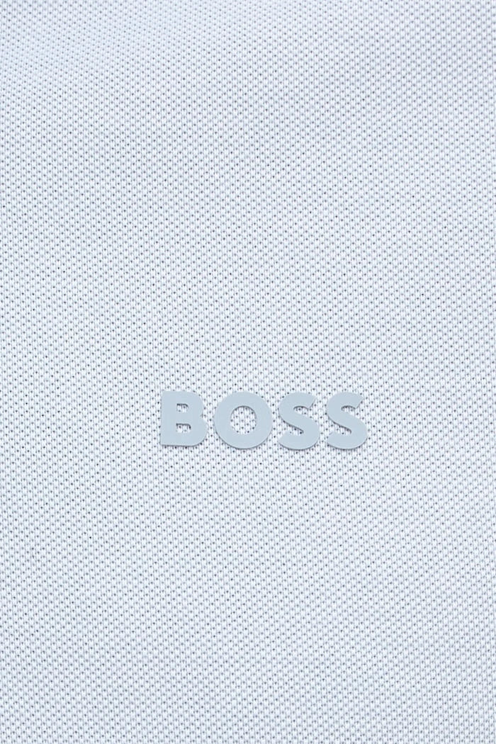 BOSS Orange erkek pamuklu yakalı tişört PeoxfordNew