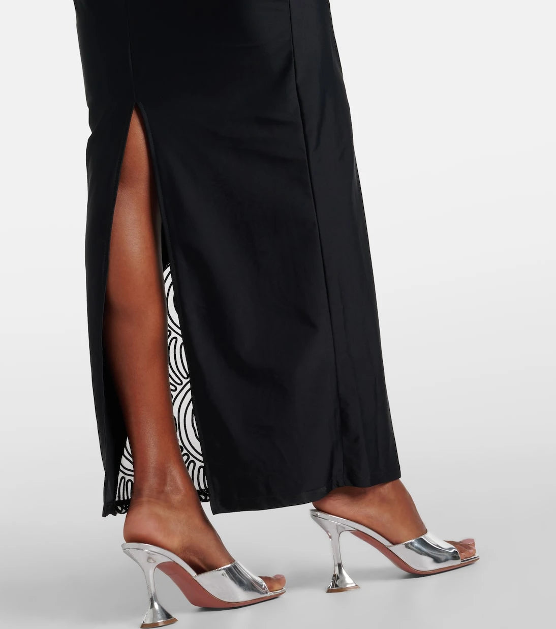 Rotate - Lace-trimmed maxi dress