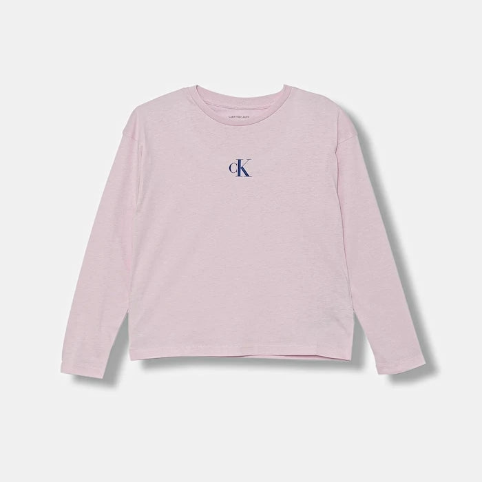 Детска блуза с дълги ръкави Calvin Klein Jeans