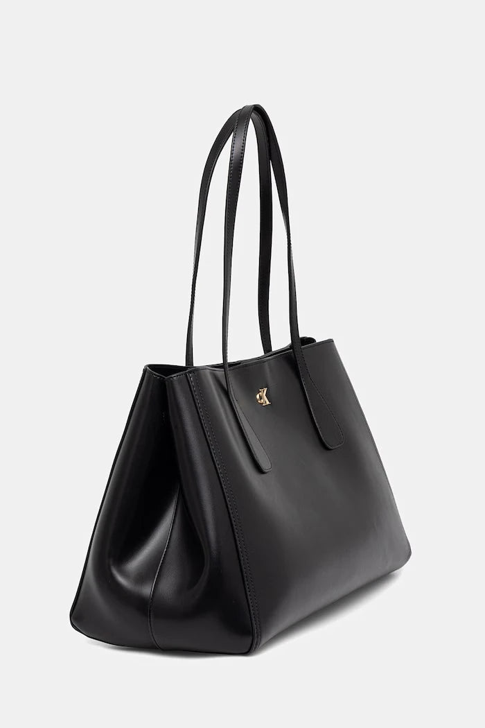 Calvin Klein suni deri kadın alışveriş çantası