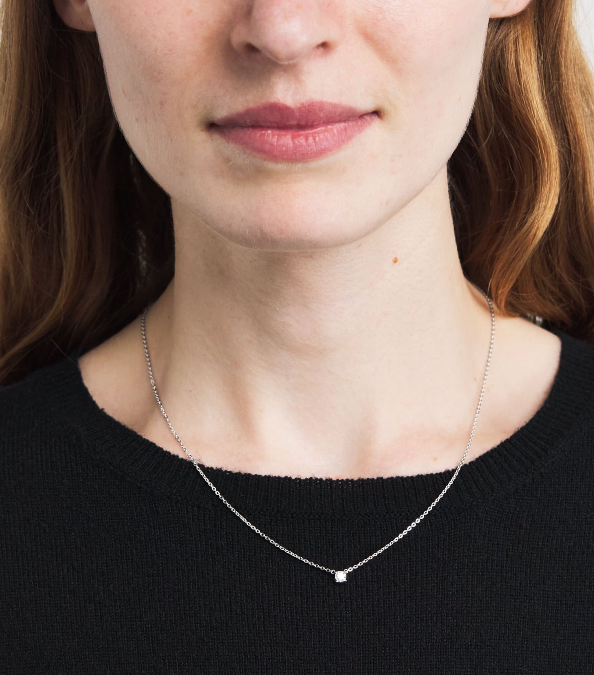 White Gold and Diamond Pendant Necklace (0.25ct)