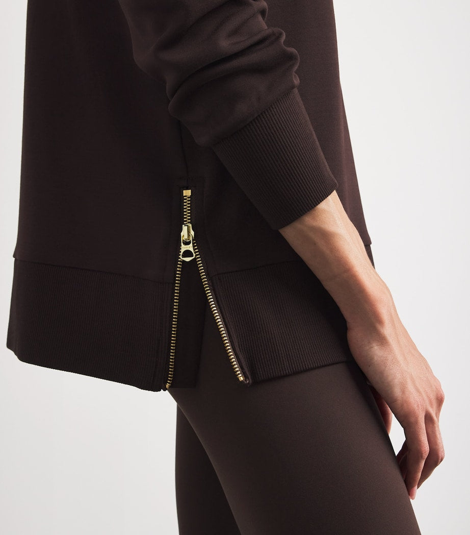 Varley Brown DoubleSoft Gabriella Sweatshirt