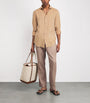 Linen-Cotton Oscar Trousers