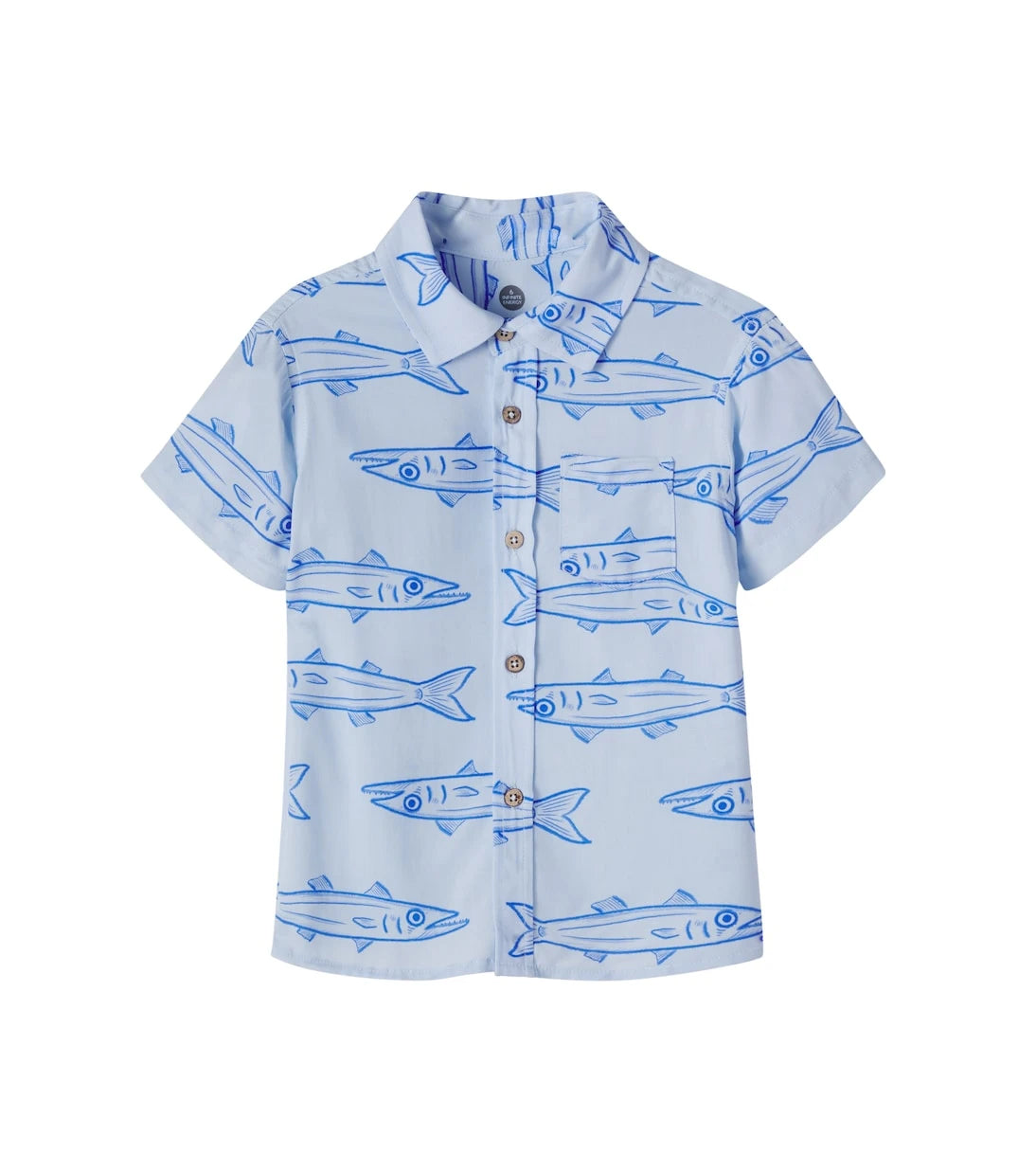Pepita&Me - Guayabera printed shirt
