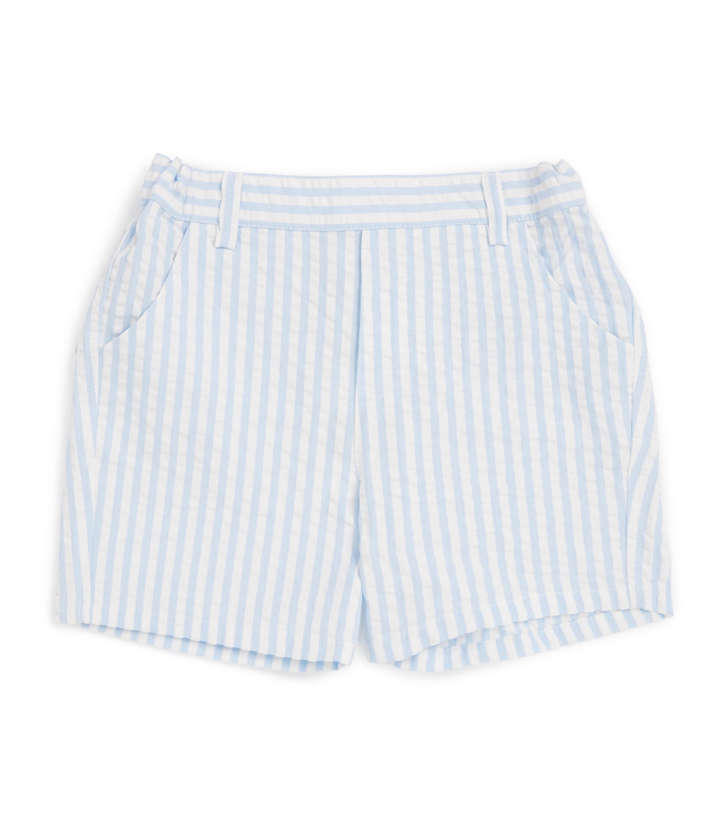 Cotton Stripe Shorts (3 Months-4 Years)
