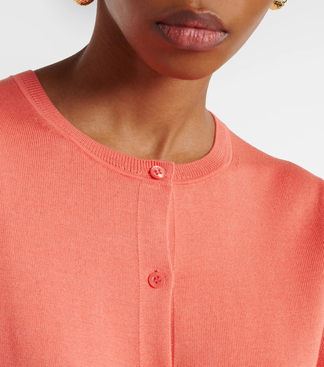 Carolina Herrera - Cropped silk and cotton cardigan