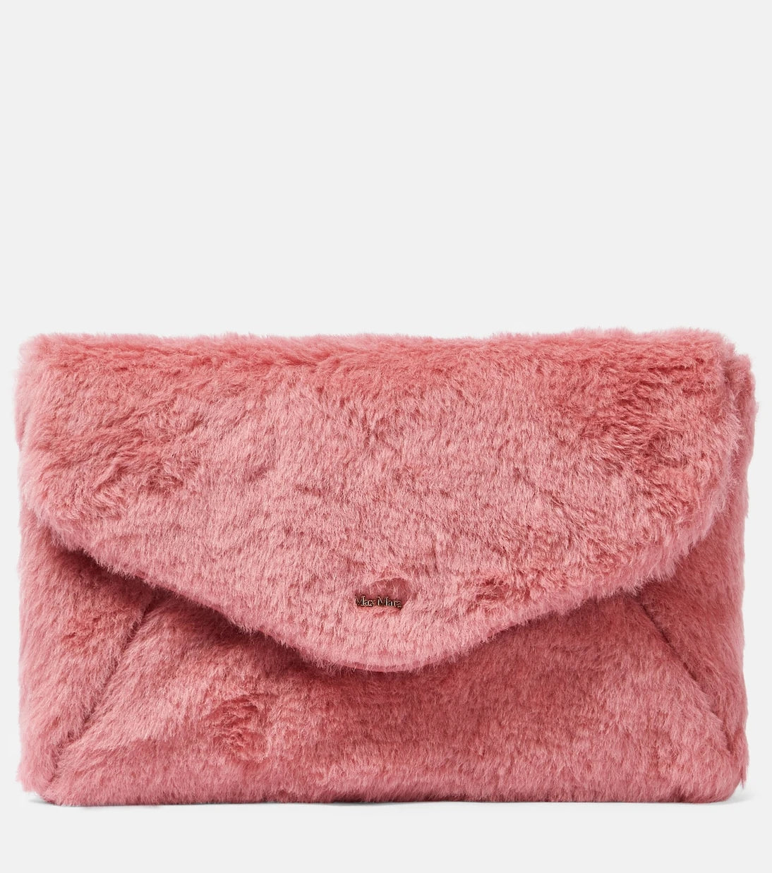 Max Mara - Alpaca, wool, and silk teddy clutch