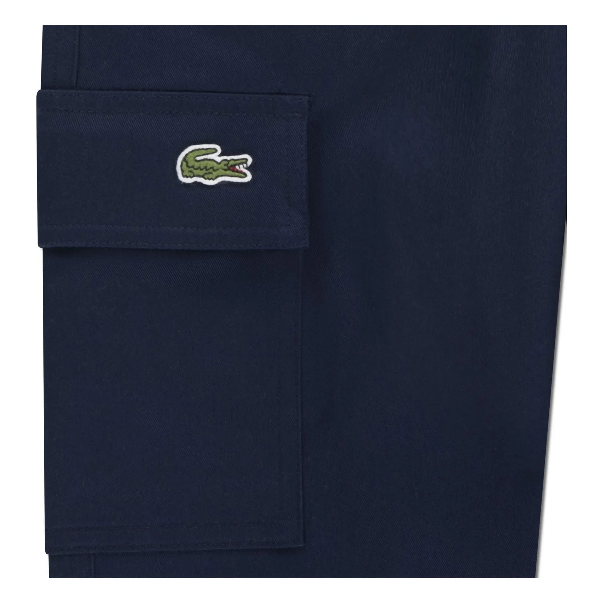 Lacoste - Organic Cotton Cord Cargo Pants | Navy blue