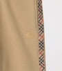 Burberry Kids Cotton Check-Trim Sweatpants (3-12 Years)