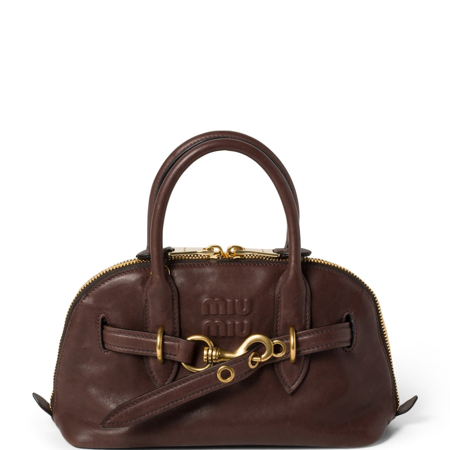 Brown Aventure Top-Handle Bag