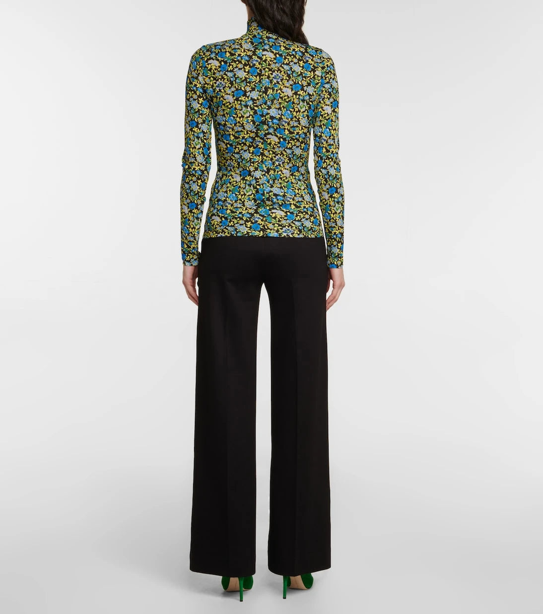 Victoria Beckham - Floral mockneck top