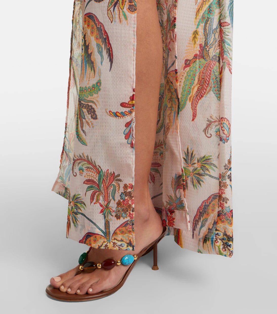 Etro - Printed maxi skirt